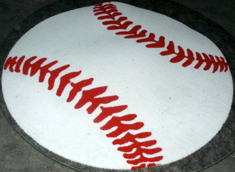 On-Deck Turf Baseball Circle 1/2 Inch Pile Turf Rug