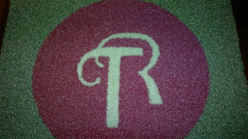 Tustin Ranch Sample Logo Golf Mat 4 x 4 1/2 Inch Pile