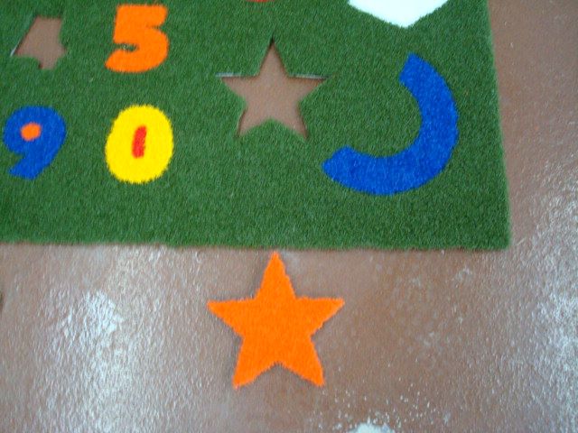 Turf Cutouts ABC's & Numbers