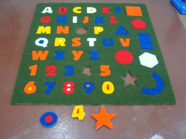 Turf Cutouts ABC's & Numbers